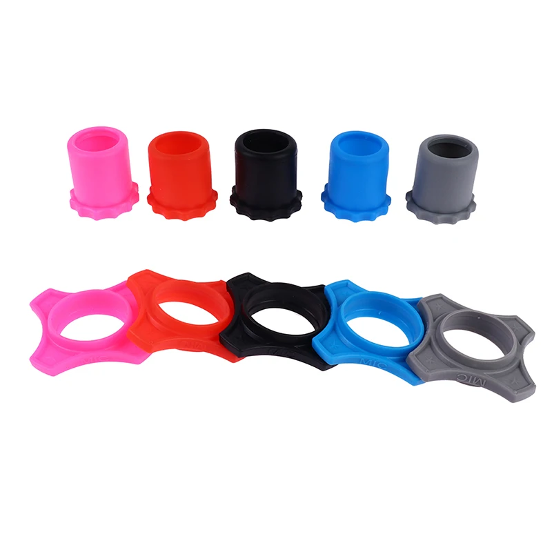 Shakeproof Silicone Microphone Holder Anti-Rolling Mic Protection Ring Bottom Rod Sleeve New Suitable For Microphone Holder