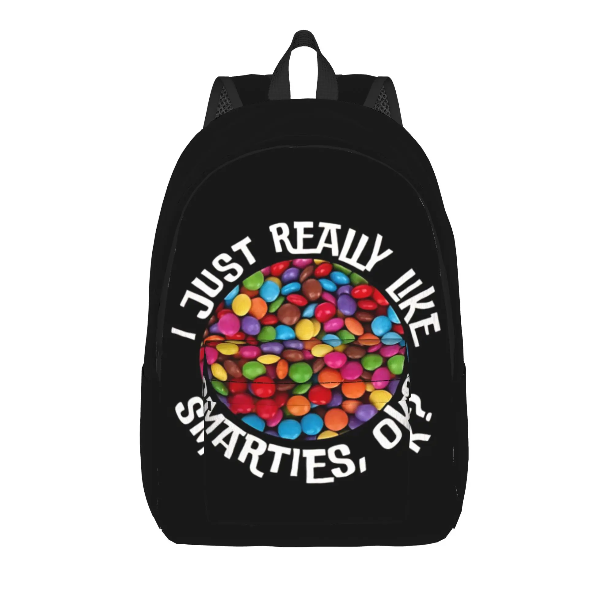 Back to school season I Just Like  Candy Backpack Smarties Female Adjustable Strap Backpack
