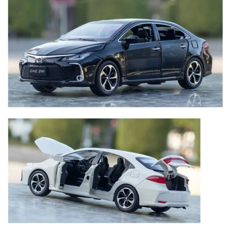 1:32 Corolla Hybrid Legering Auto Diecasts & Toy Vehicles Auto Model Geluid en licht Trek Auto Speelgoed Voor Kinderen geschenken
