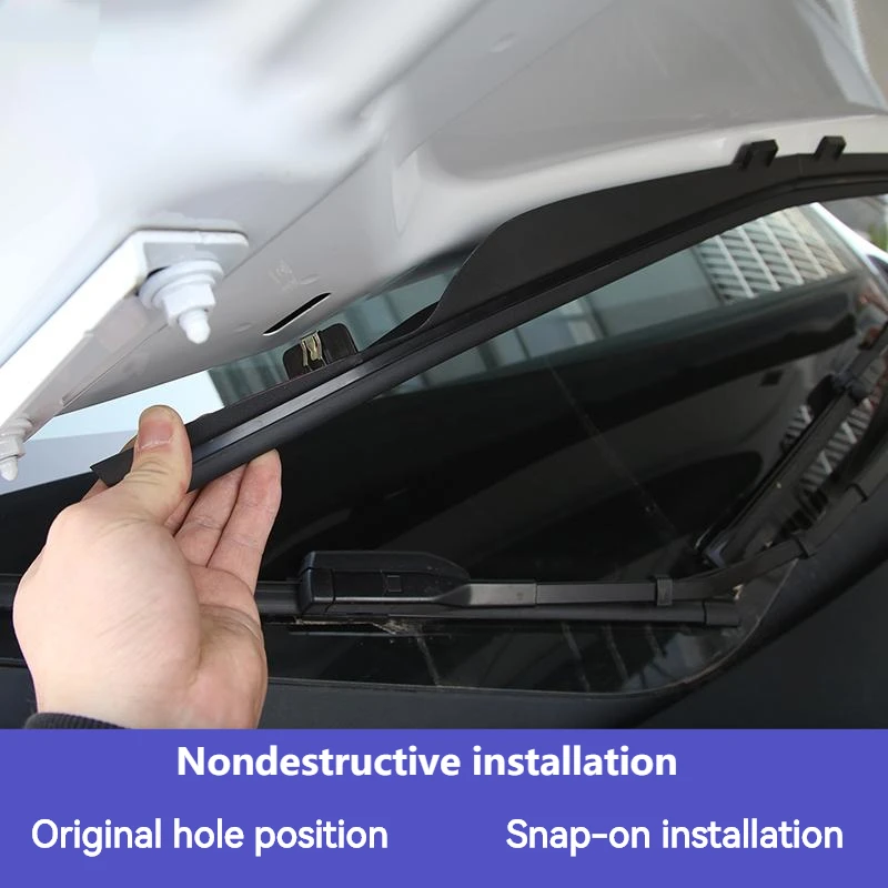 For Tesla Model 3/Y 2018-2023 Front Waterproof Chassis Cover Water Strip Air Inlet Protective Cover Modification Accessories