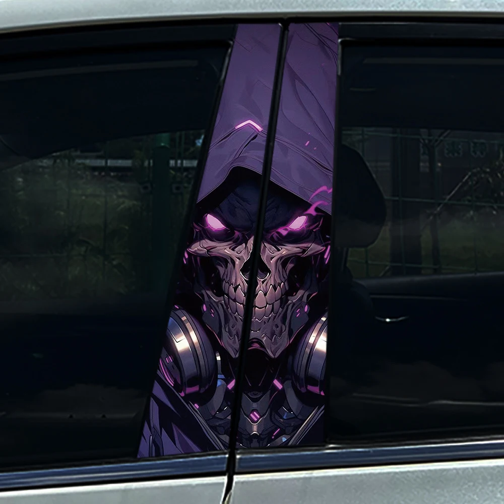 2PCS Cyberpunk Purp…