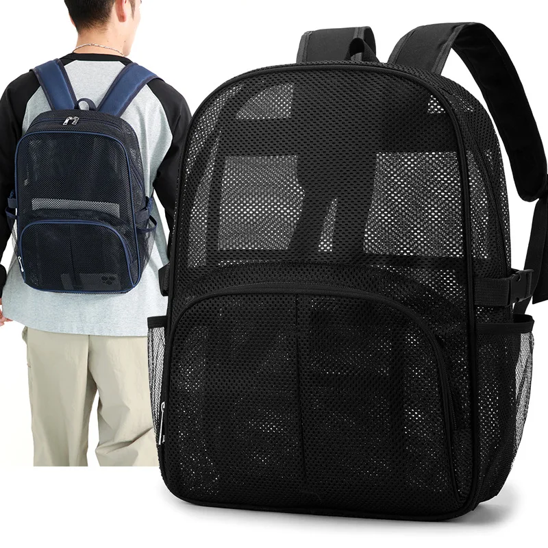 New Model of Open-top Backpack with Large Capacity for Commuting, Computer Bag with Multiple Functions, Student Schoolbag