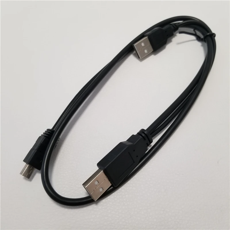 USB 2.0 A ذكر إلى Mini B كابل بيانات الحبل ، كابل امدادات الطاقة لمحرك الأقراص الصلبة الخارجي المحمول ، 5Pin