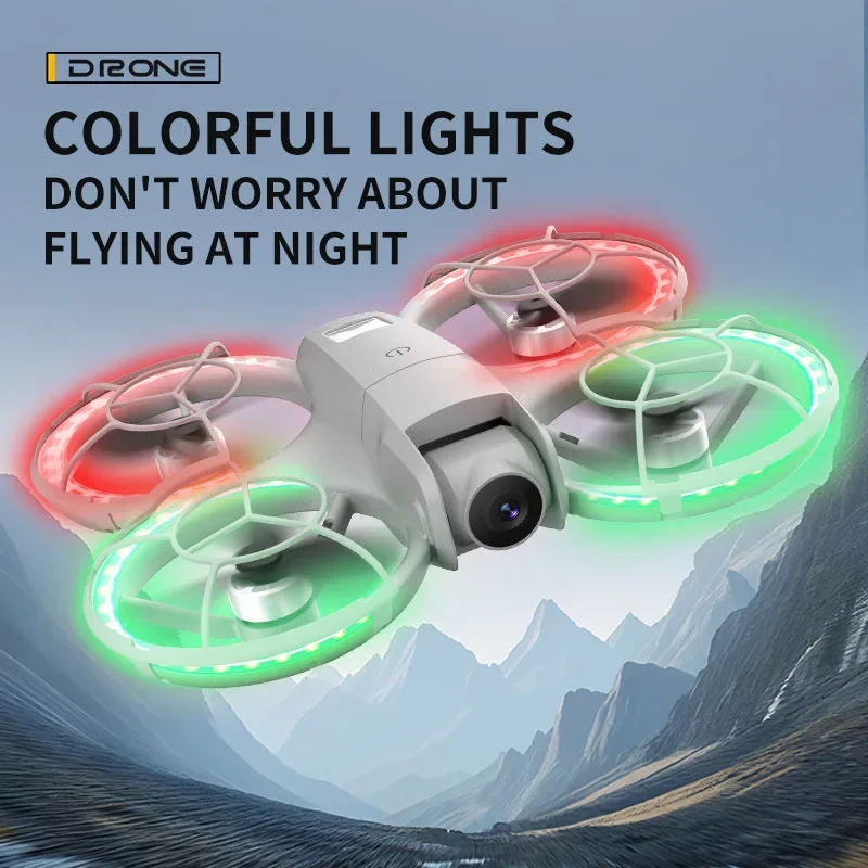 H137Max RC Drone 8K HD Dual Camera GPS Fixed Altitude 360° Roll Brushless Motor Night Light Quadcopter for Aerial Photography