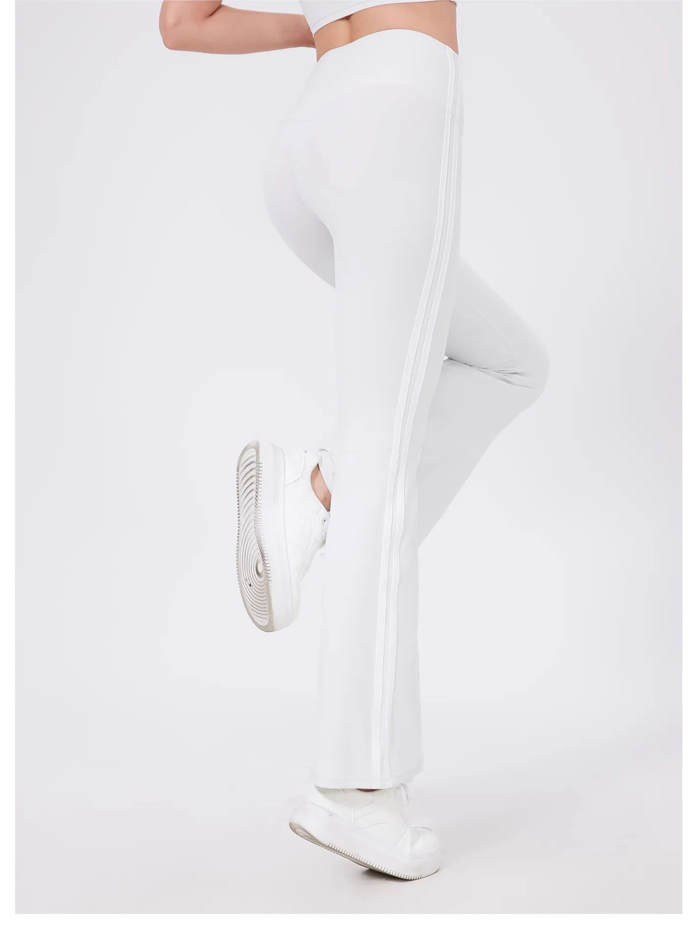 المرأة عالية الخصر اليوغا السراويل متوهج الرياضة طماق تجريب متوهج طماق لباس غير رسمي مريح أكتيفيوير الصالة الرياضية طماق