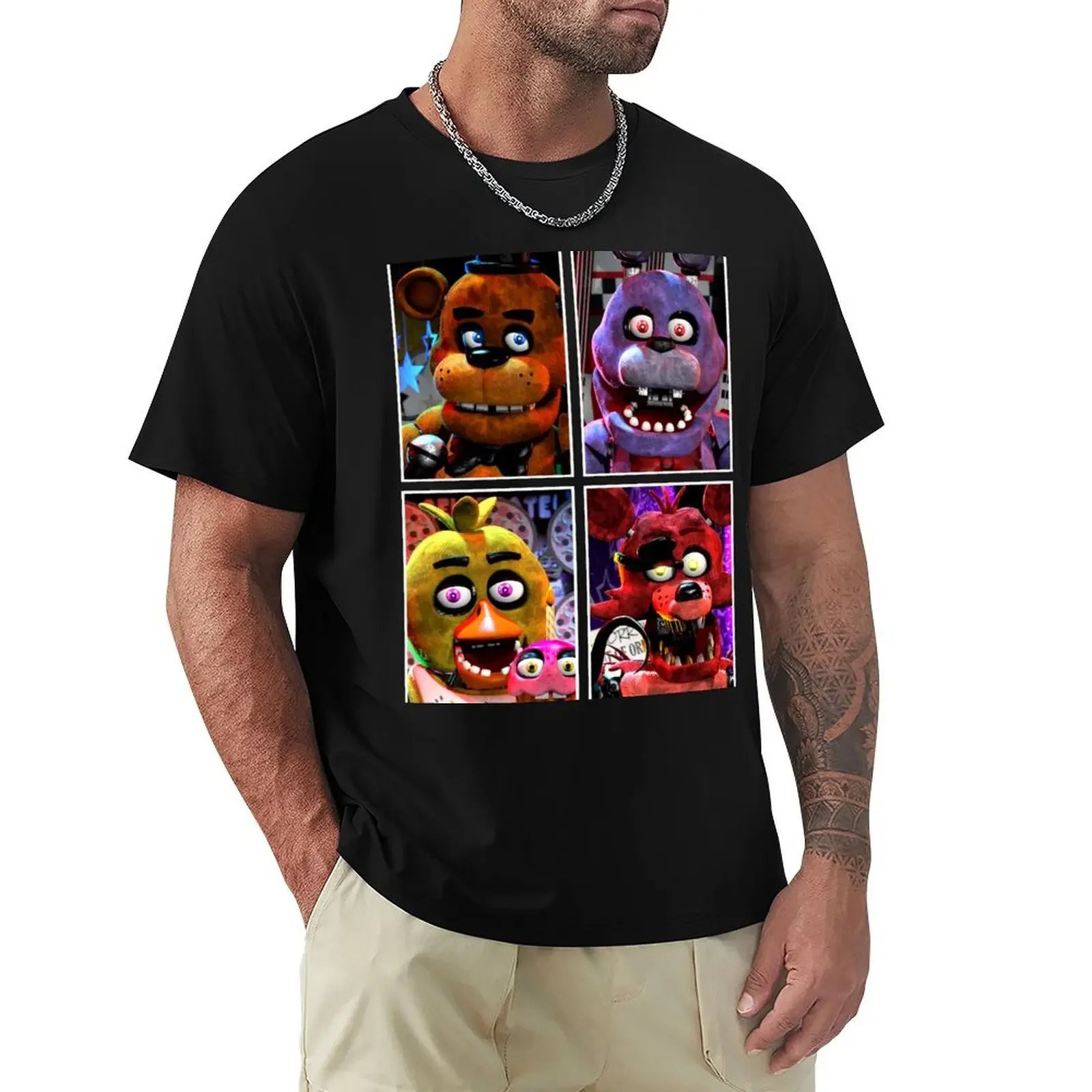 The Fazbear Band T-Shirt shirts graphic tees cotton graphic tees vintage clothes boys whites fitted t shirts for men