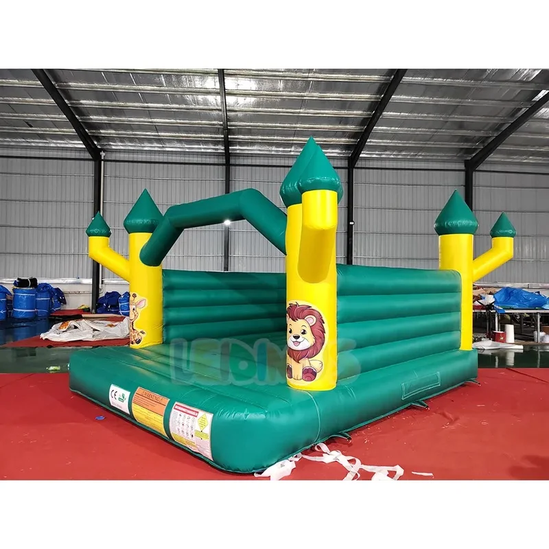 Inflatable Jungle Bounce House with Animal Prints Commercial Kids Bouncy Castle  Inflatable Jumping Castle for Party Rentals