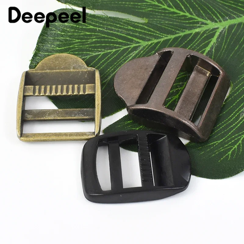 4 قطعة 20/25/32 مللي متر حزام معدني مشبك ثلاثي الإنزلاق المنزلق المشبك لحقيبة الظهر حزام ضبط أبازيم حزام الملابس الخياطة اكسسوارات