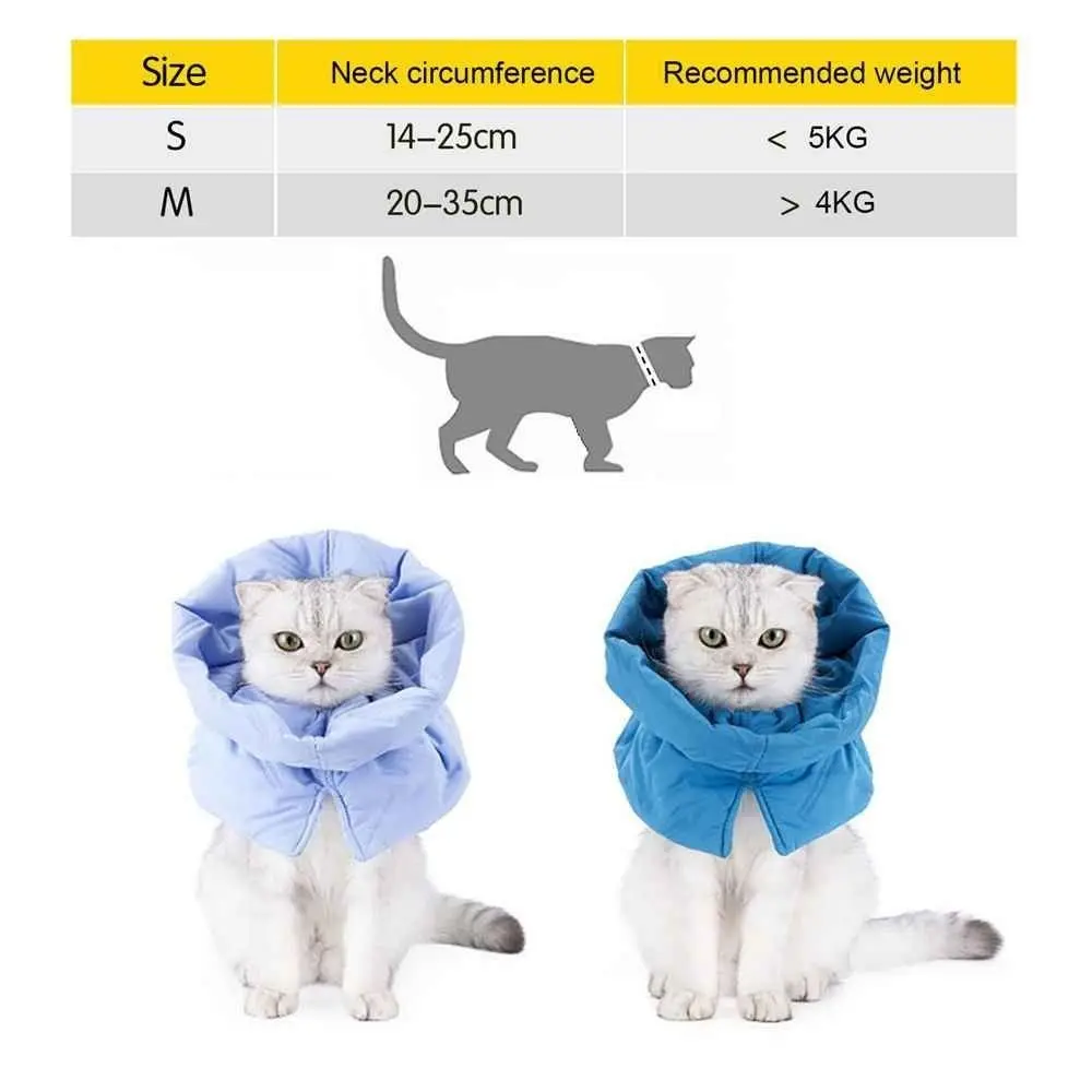 لطيف الحيوانات الأليفة طوق الرقبة واقية مريحة القط الإليزابيثية طوق قابل للتعديل الحيوانات الأليفة الملحقات E مخروط طوق الحيوانات الأليفة بعد الجراحة