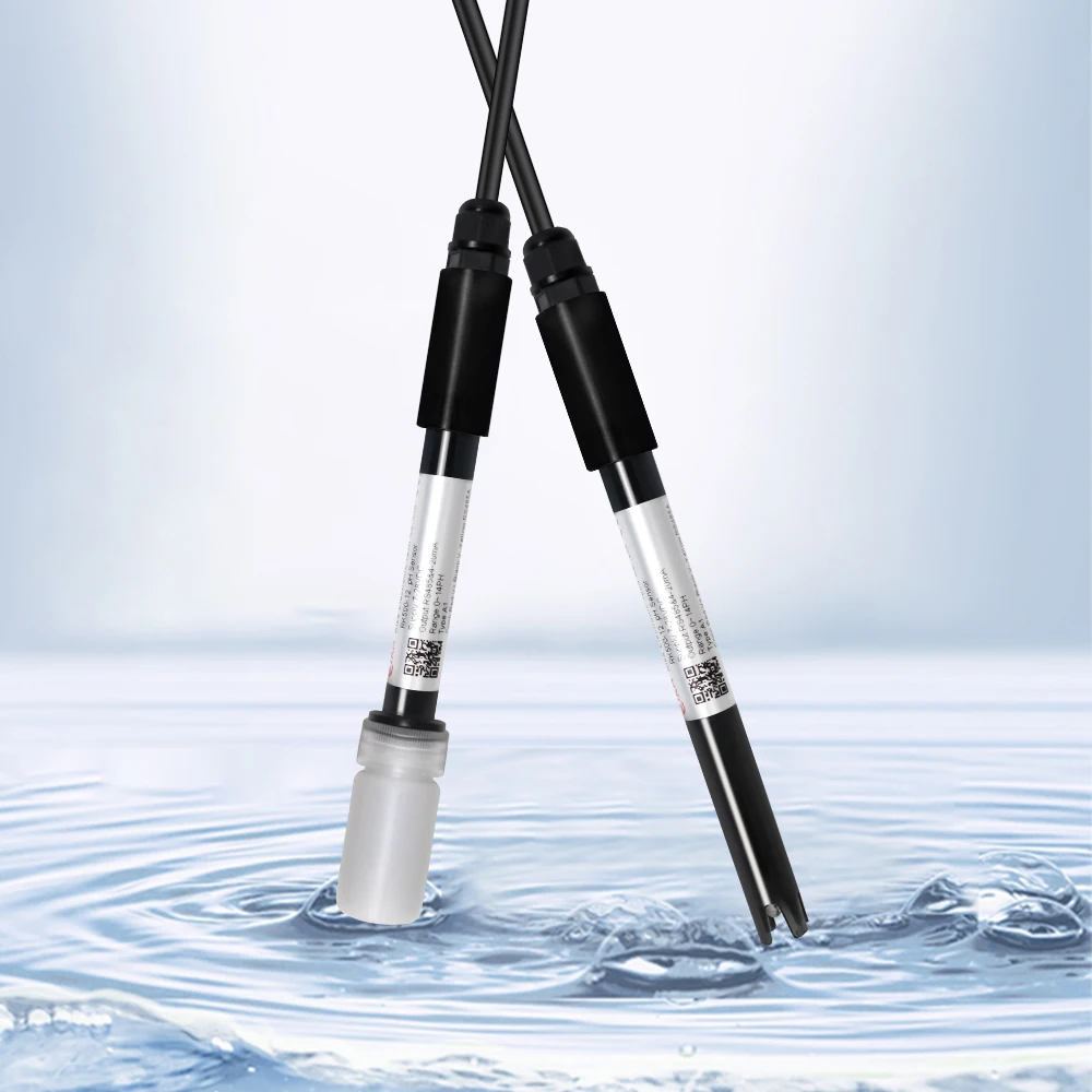 RK500-12 A1 A2 Electronic Inline Smart Probe Real Time Metro Priva Rs485 Modbus Industrial pH Sensor with rs 485 for Waste Water