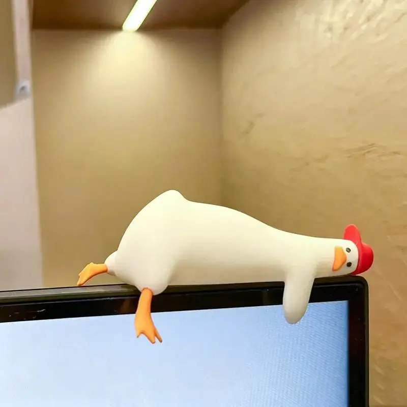 New New Cute Duck Bookend Book Holder Decorative Bookends For Heavy Books Anti Slip Book Stopper For Home Office Desk