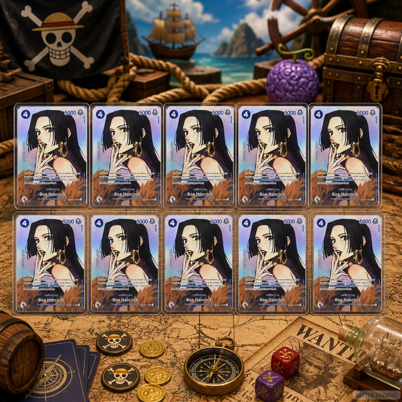 Boa Hancock OP01-078 en DIY OPCG Collection Cards Self Made Single Card Classic Game Anime Card Gift Toy 5PCS 10PCS Set
