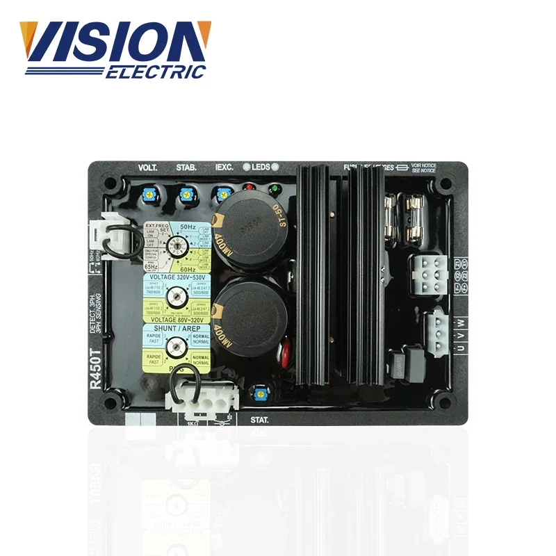 

Three Phase China Digital AC Brushless Generator Voltage Regulator AVR R450T