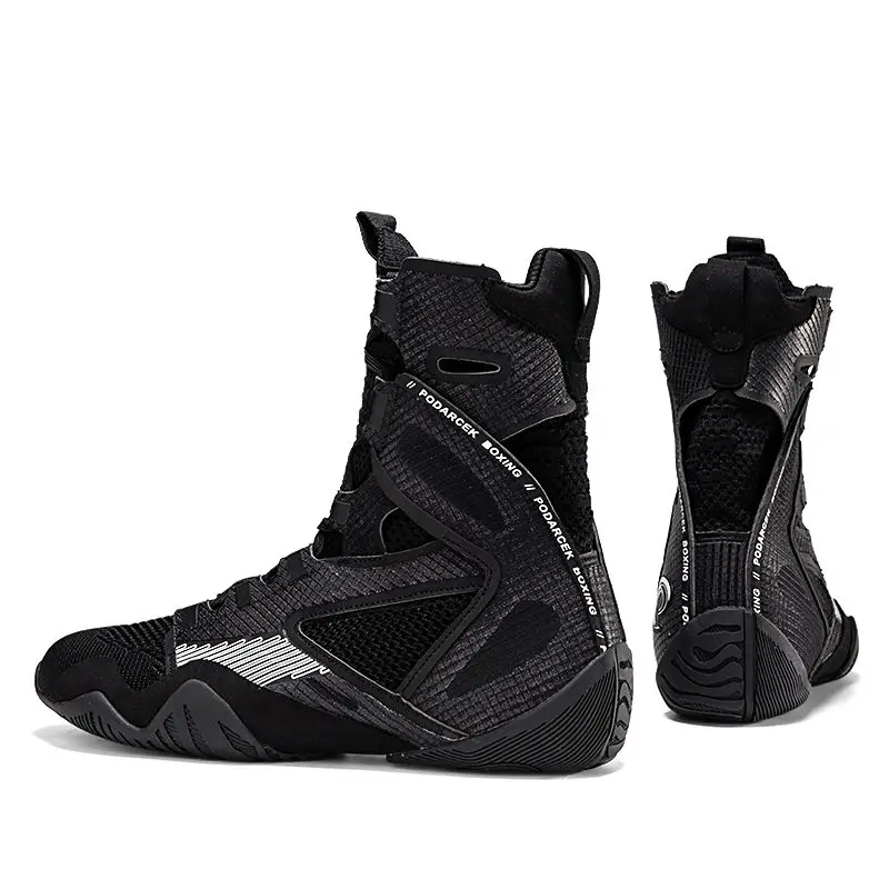 

Mens Professional Wrestling Shoes Anti-slip Sneakers Womens Breathable Wrestling Boots Original Boxing Shoes Training Gear