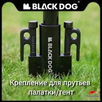 BLACKDOG Camping Canopy Rod Fixer Aluminium Tent Accessories Retainer Outdoor Windproof Awning Pole Holder Fixed Ultralight