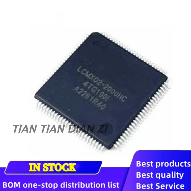 1pcs/lot LCMXO2-2000HC-4TG100  LCMXO2-2000HC-4TG100I LCMX02-2000HC TQFP100 ic chips in stock