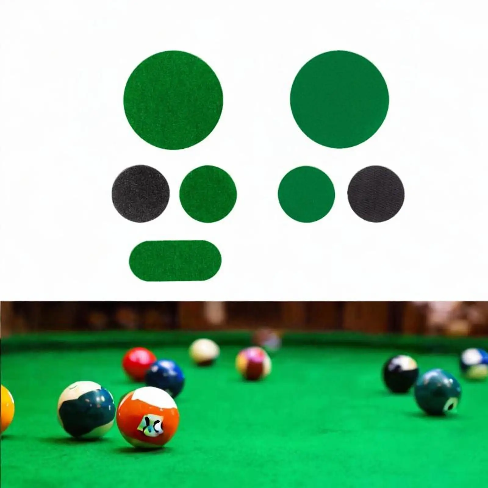 

Наклейки для ремонта скатерти для бильярдного стола, пятна, скатерть для снукера, бильярдного стола