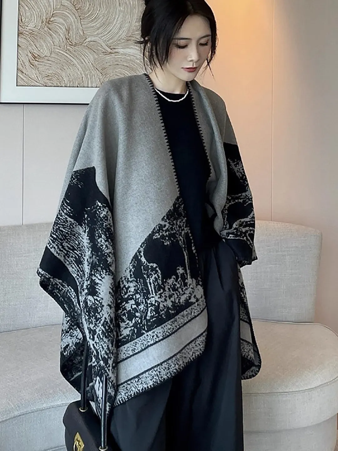 cysan-grand-chale-tricote-double-face-pour-femme-vetement-d'exterieur-tendance-manteau-chaud-et-epais-en-cachemire-pour-le-printemps-l'automne-et-l'hiver