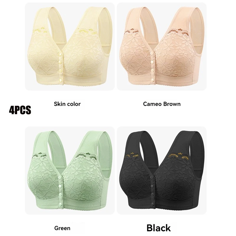 

Pregnant Women's Front Opening Buckle Without Steel Ring Gathering Nursing Bra High-quality Comfortable Seamless Breathable Bra