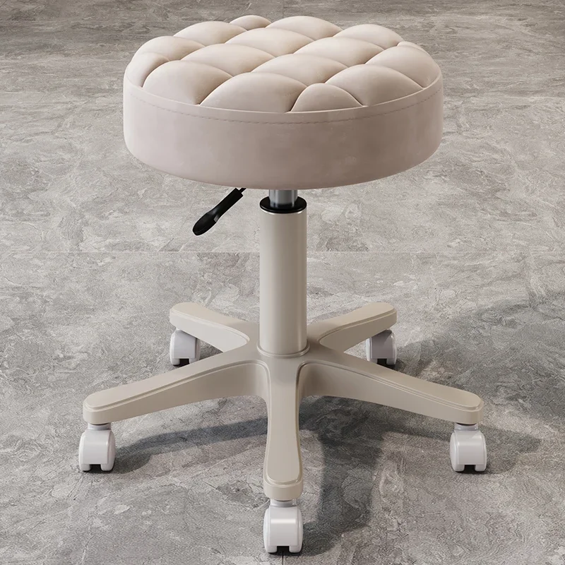 Beauty stool, special pulley for beauty salon, liftable and rotating barber shop, big worker chair hair ,household round stool