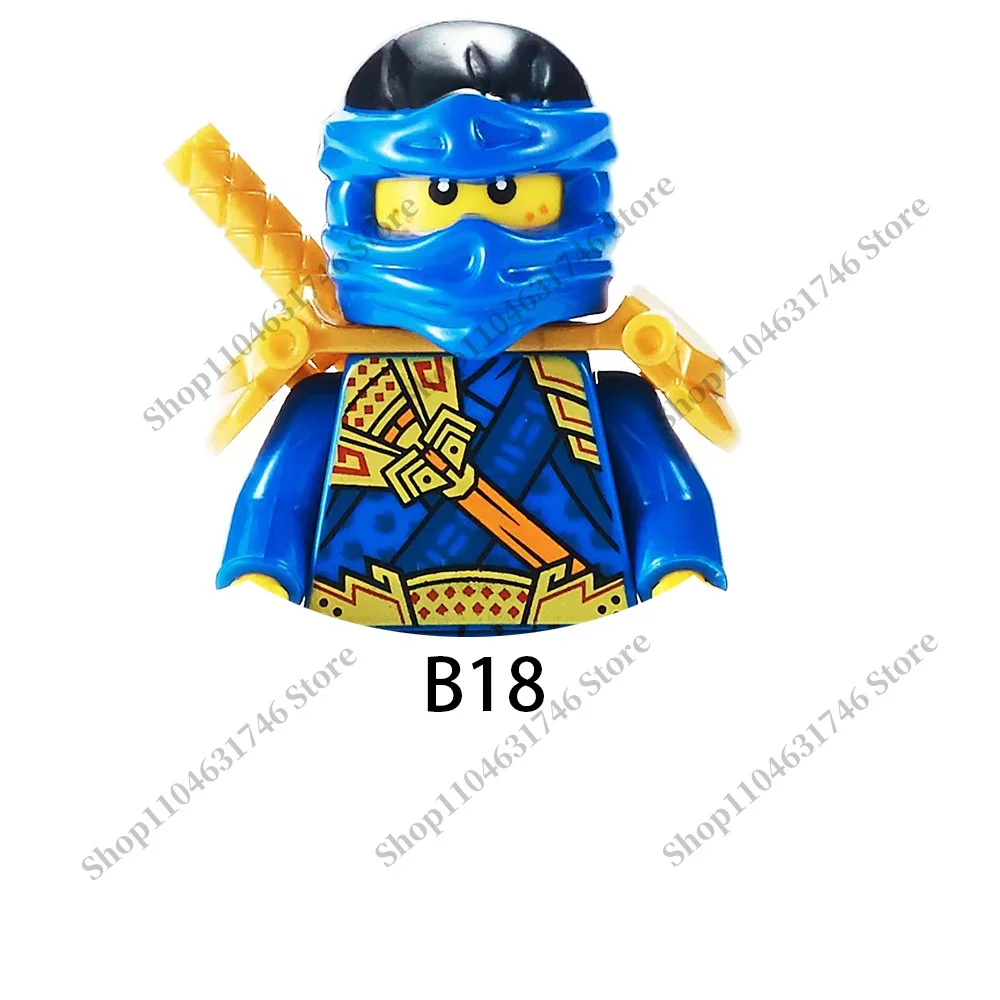 Ninja speelgoed Bouwsteen beeldje poppen kinderen mini baksteen poppen montage puzzels feest Festival geschenken