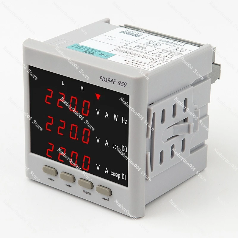 

Three-Phase Smart Power Meter - Multi-Function Energy Monitor with LCD Display
