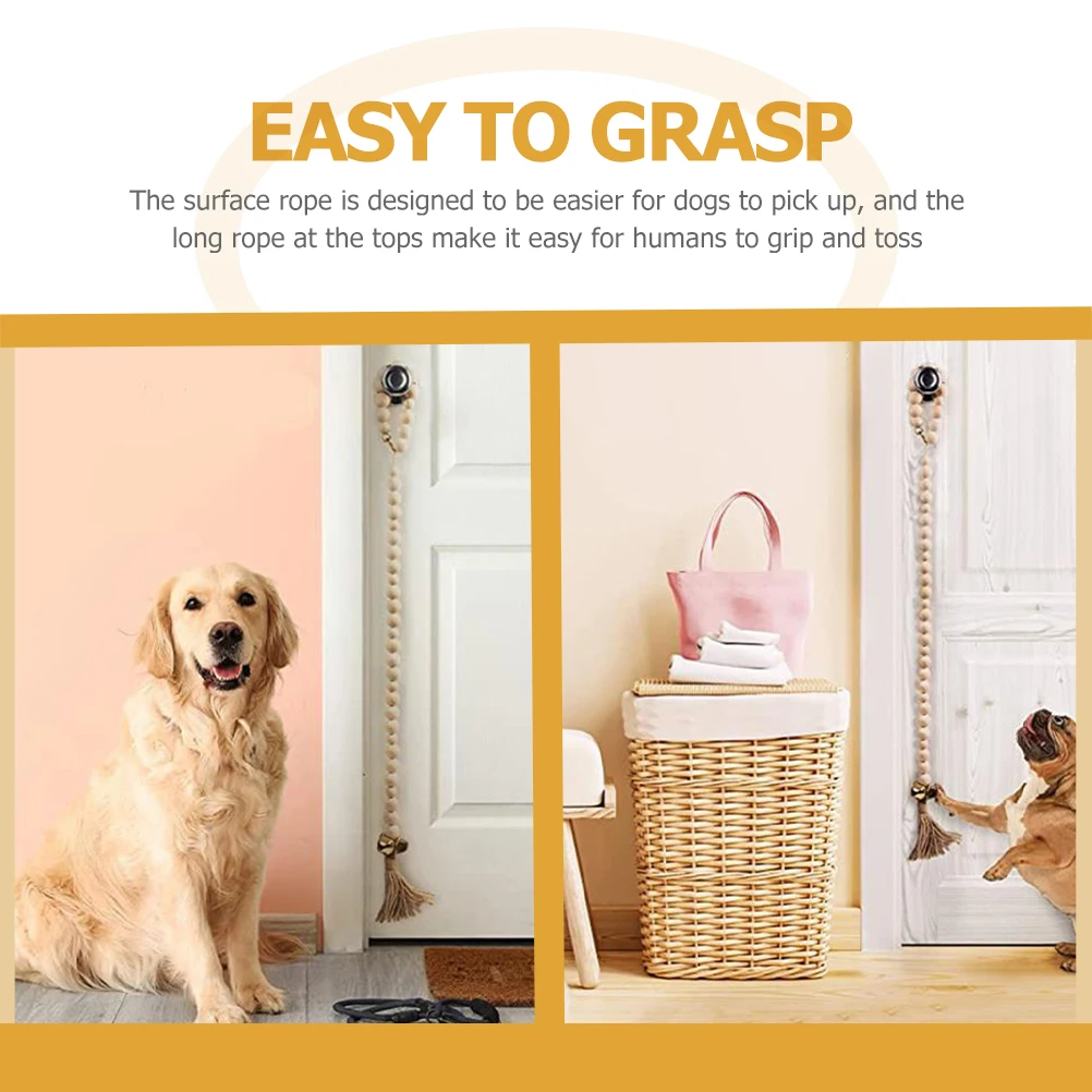 

Pet Doorbell Chain Dog Accessory Supplies Training Metal Hanging Accessories Weaving for
