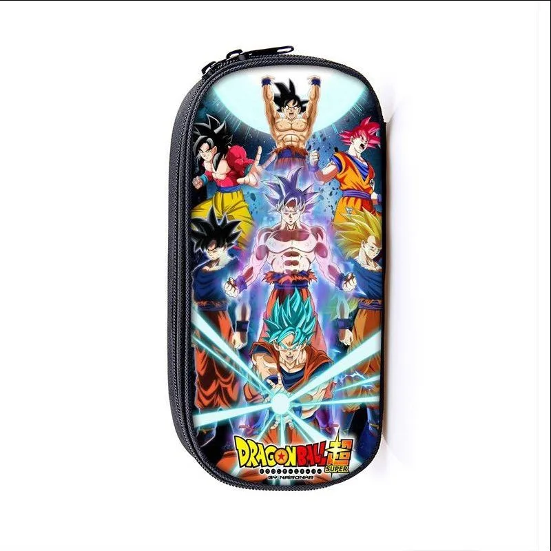 34 TYPES Anime Dragon Ball Pencil Case Large Capacity Pencil Case School Pen Case Supplies Pencil Bag School Box Pouch