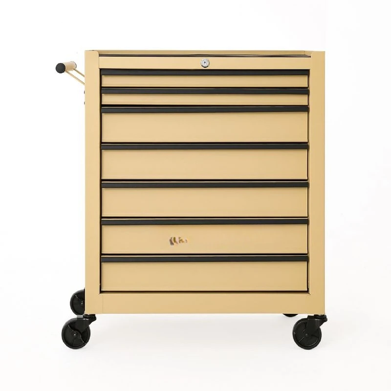 

Nordic industrial style cafe studio yellow-green classification cabinet mobile locker workbench