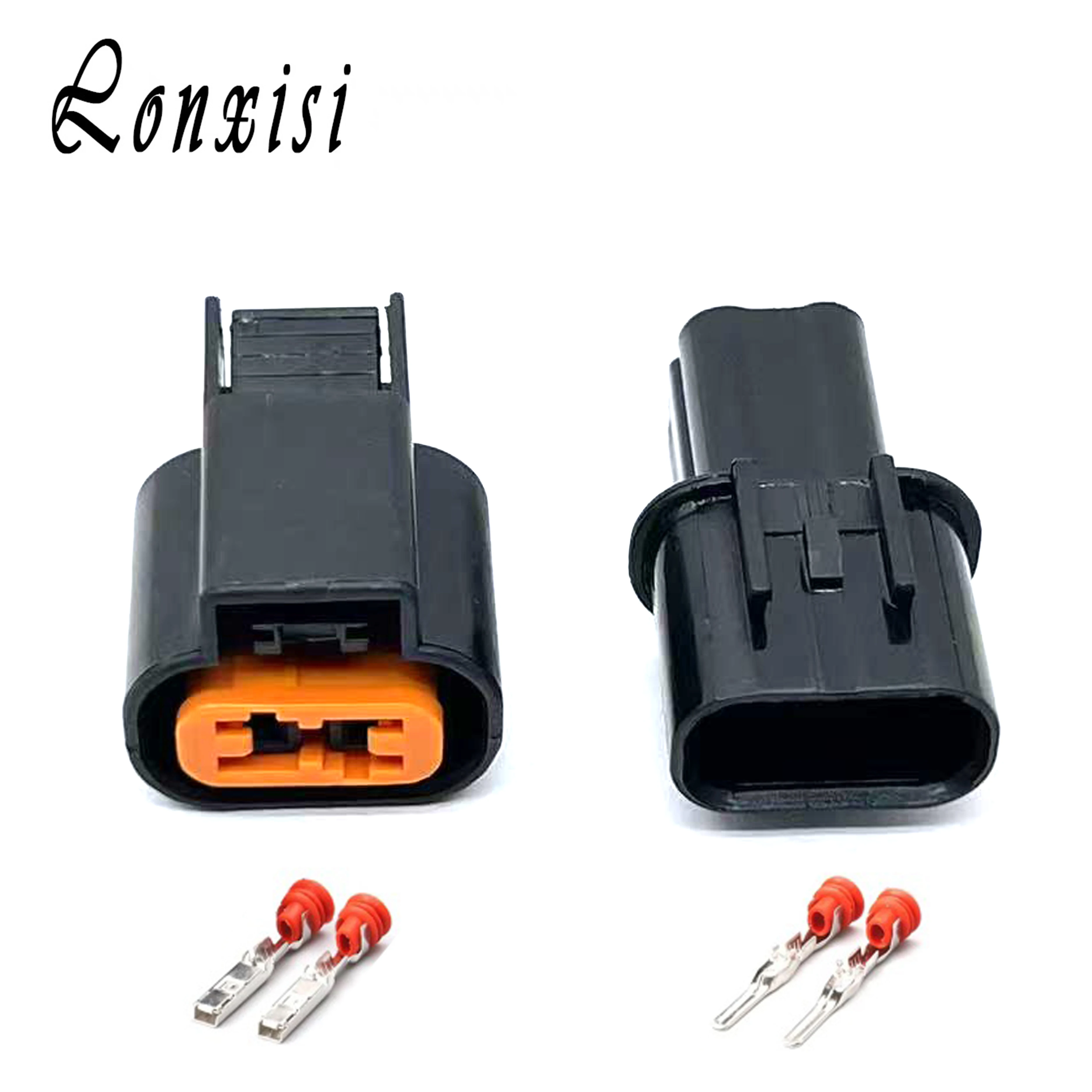 

5/10/20/50 Sets 2 Pin PB625-02027 PB621-02020 Waterproof Plug Fog Lamp Automotive Male Female Connector For Mitsubishi Souast
