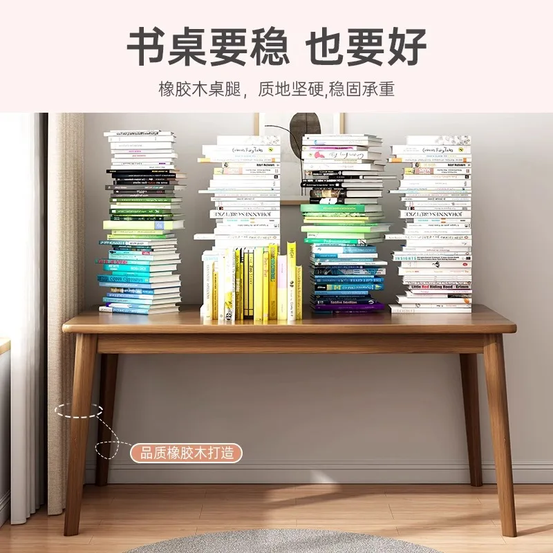 AOLIVIYA Gaming Table PC Computer Desk Office Study Mesa Rectangle Solid Wood Leg Adult Writing Bedroom Student Home