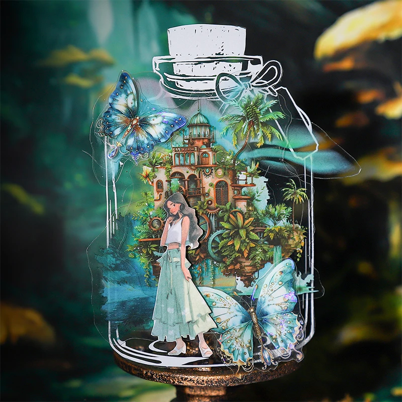 

12 упаковок/лот, серия «Кабина на шестерен», милая ретро декоративная наклейка для домашних животных