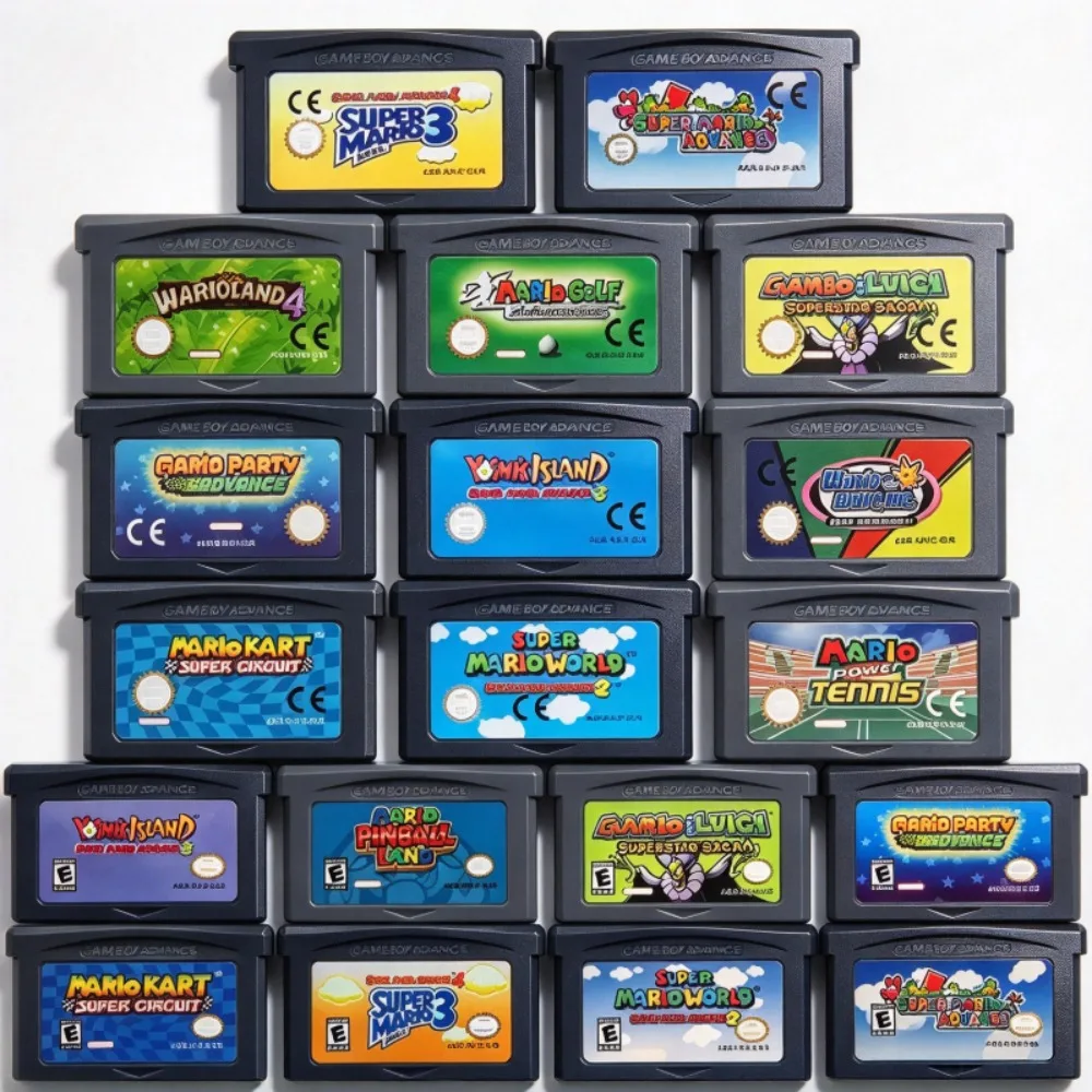 19 Styles GBA Game Cartridge Cards EUR&USA Version For Game Boy Advance GBA/SP/DS Lite Vintage Game Collection Gift For Kids
