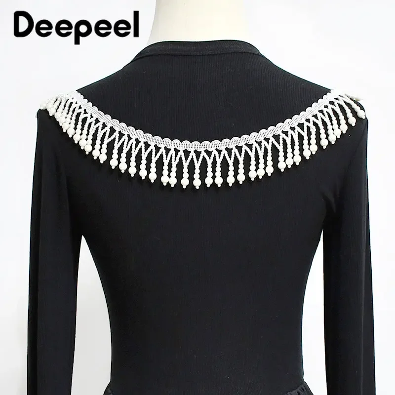 Beaded Tassel Fringe Trim for Curtains & Clothes