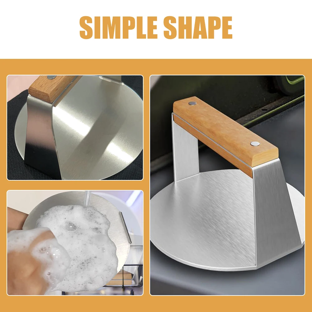 

Smasher Meat Press Burgers Kitchen Tool Pie Hamburger 304 Stainless Steel Patty Maker