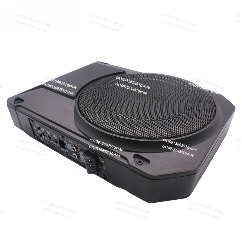 10-Inch car audio modified small steel cannon 12V active high-power ultra-thin car subwoofer