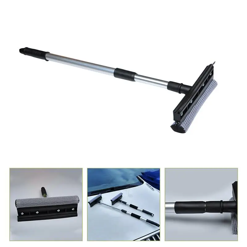 

Squeegee Window Cleaner Cleaning Windshield Handle Car Shower Tool Scrubber Washer Washing Telescopic Brush Tools Wiper