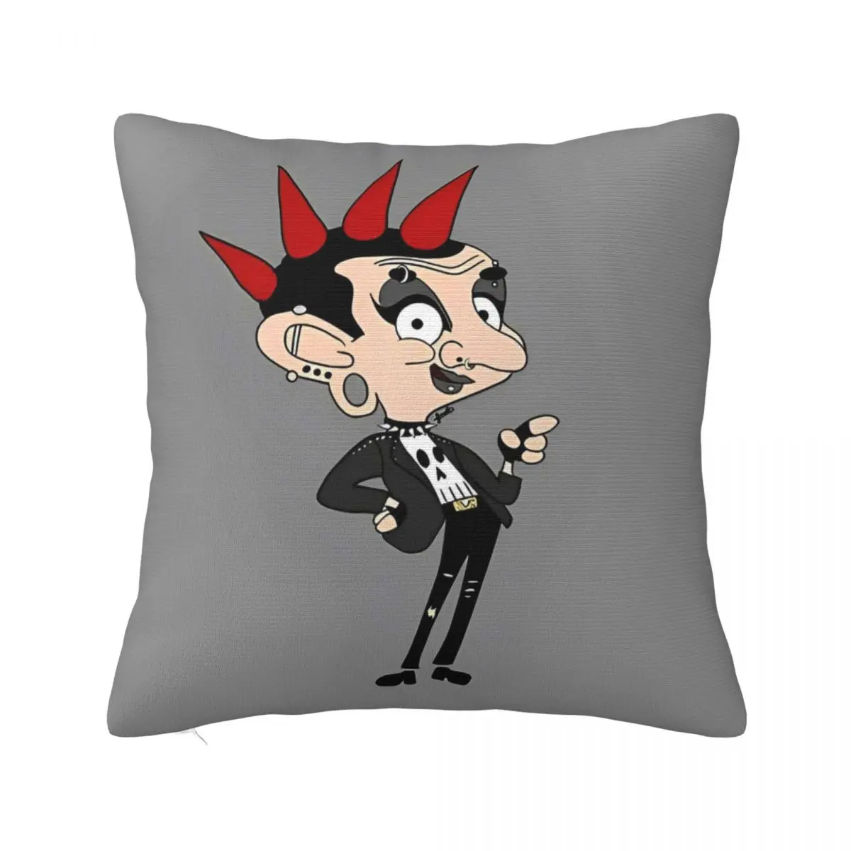 Pillow Case Mr. Bean Cartoon Square Pillow Cover Fashion Cushion Cover Graphic Pillowcases For Chair Sofa Home Decoration