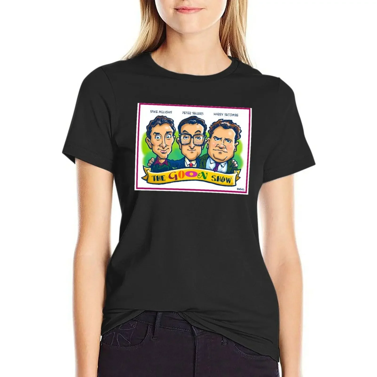 

THE GOON SHOW T-Shirt sublime Blouse vintage clothes summer top t-shirts for Women loose fit