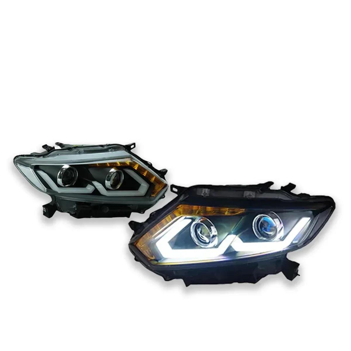 

Автомобильная фара для Nissan X-trail, обновление 2014-2016, модифицированная для нового динамического указателя поворота, автомобильная светодиодная фара в сборе