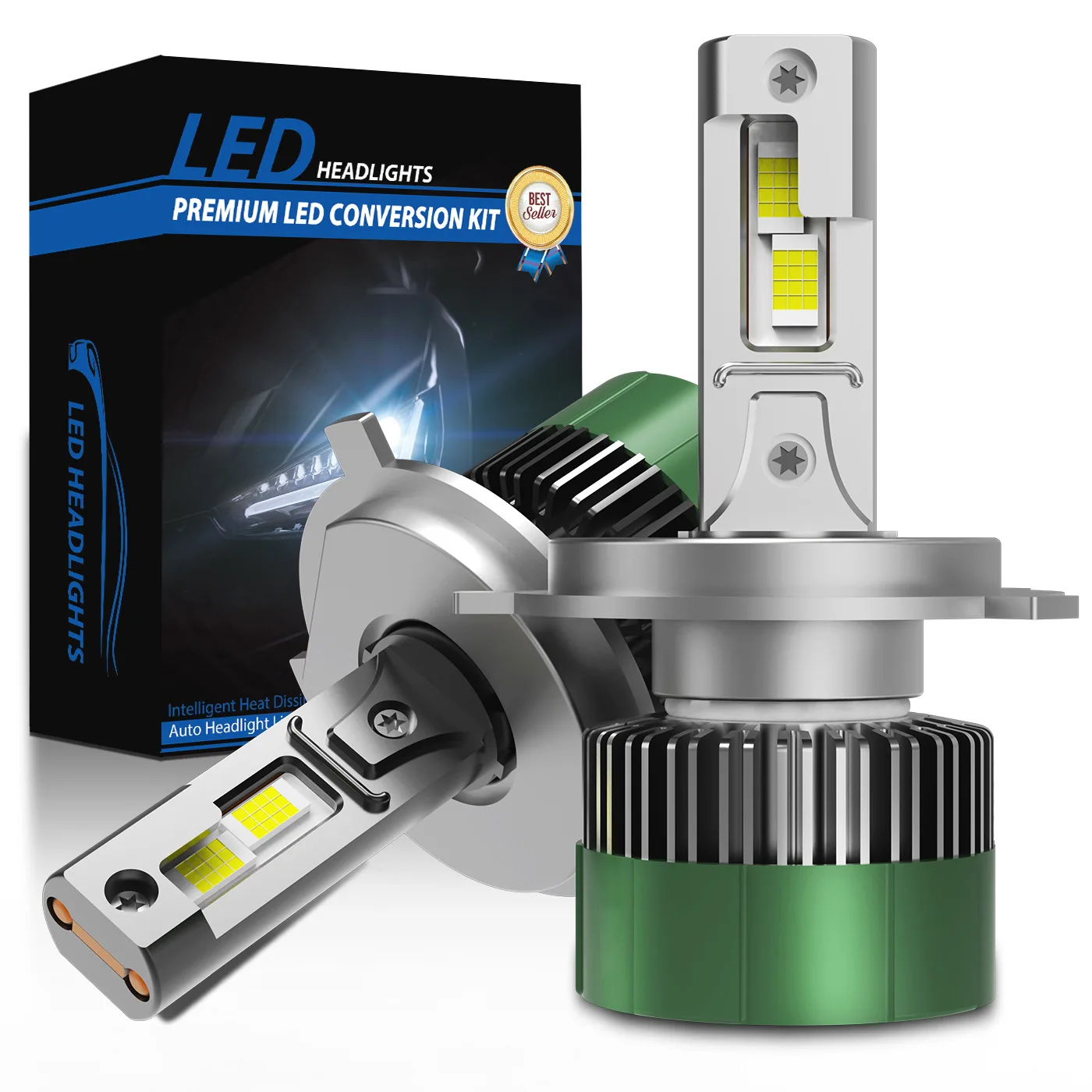 

2026 New Arrival 130W High Power Headlight Bulbs Dual Copper Tube H4 H11 H7 LED Car Headlights Fog Lamp 12V 24V Super Bright