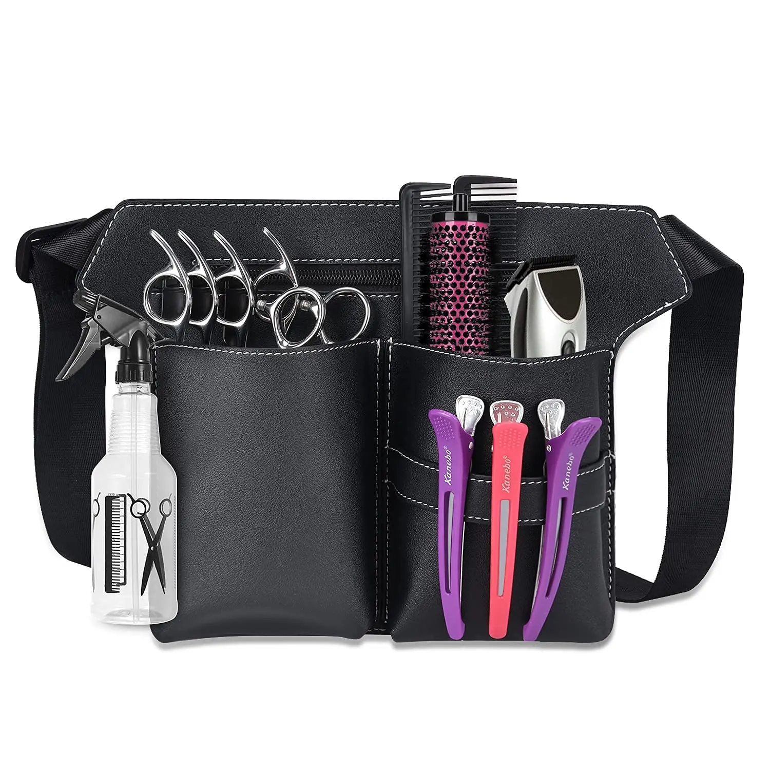 Practical Hairdresser Tool Bag Hair Styling Tools Scissor Pouch Salon Fanny Pack Hairpins Organizer Barber Shears Belt Holster