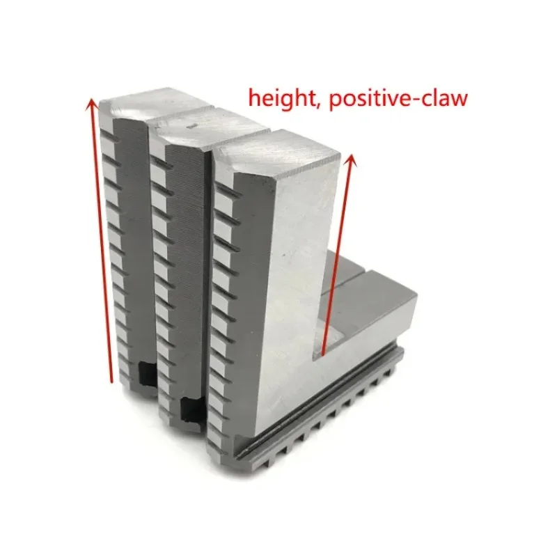 Lathe three-jaw chuck 160, 200, heightened proclaw, extended anticlaw, heightened anticlaw