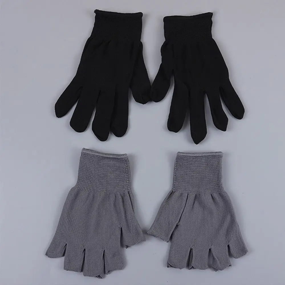 Gloves Sun Protection Show Three Fingers Sun Protection Touch Screen Gloves Anti-skid Mittens Men Nylon Gloves Show Two Fingers