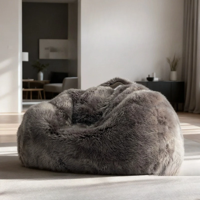 

Wool lazy sofa, reclining and sleeping balcony reclining, tatami bean bag sofa