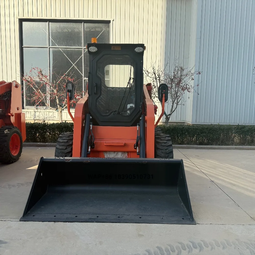Chinese Low Price Wheel Loader JH60 Mini Skid Steer Loader Small Compact Skid Steering Loader on Sale
