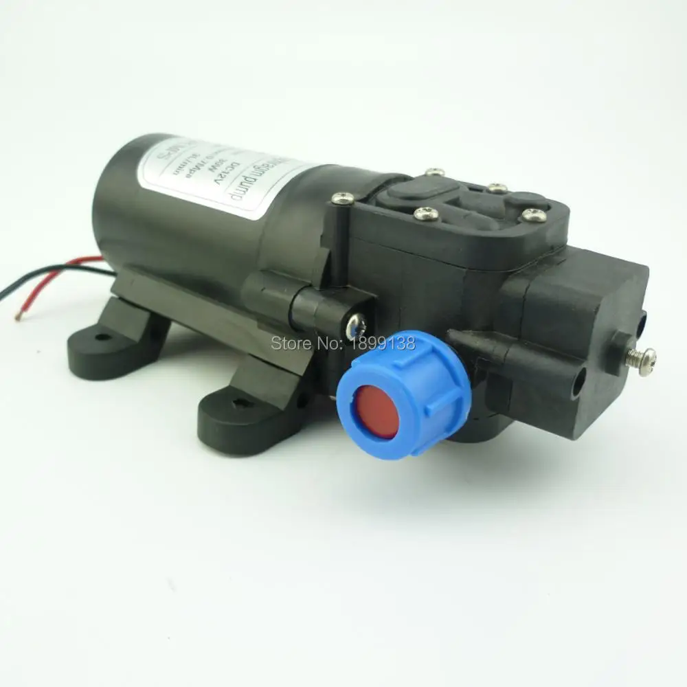 return valve type portable self priming 30W 3L/min diaphragm high pressure micro spray pump water 12v dc motor