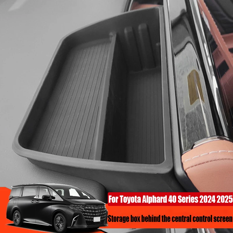 

Для Toyota Alphard 40 Series 2024-2025: силиконовый органайзер для центрального экрана и заднего отсека, аксессуар для модификации автомобиля