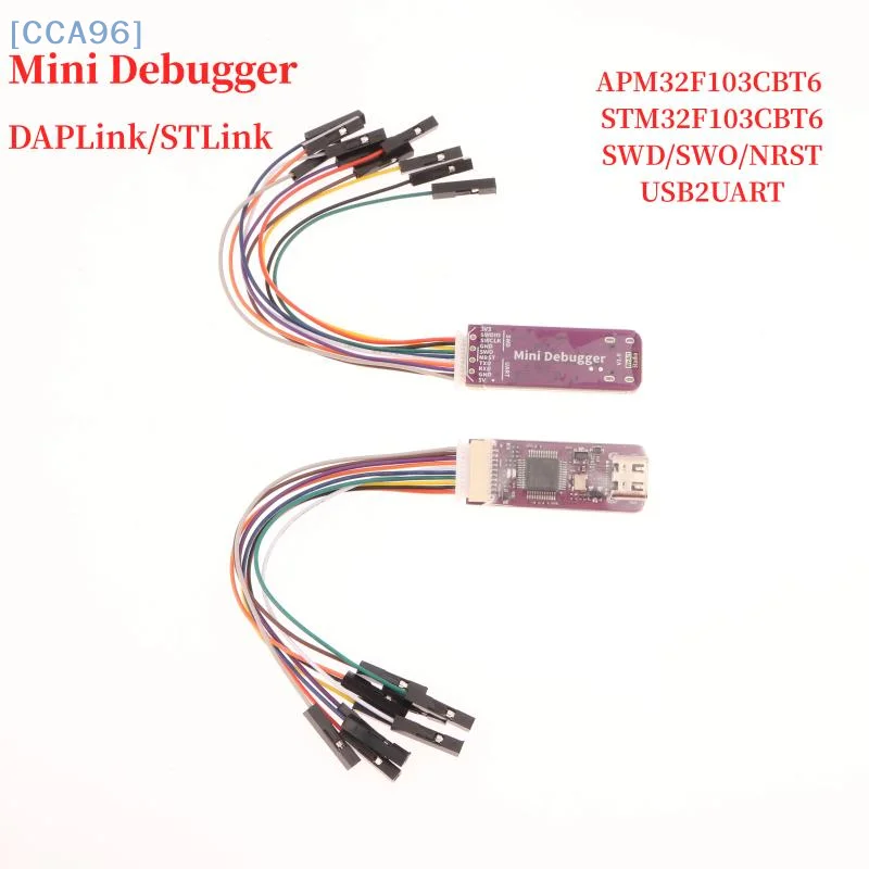 

Мини-отладчик DAPLink STLink V2.1 SWD SWO USB-модуль Uart TYPEC Микроконтроллер Программирование записи