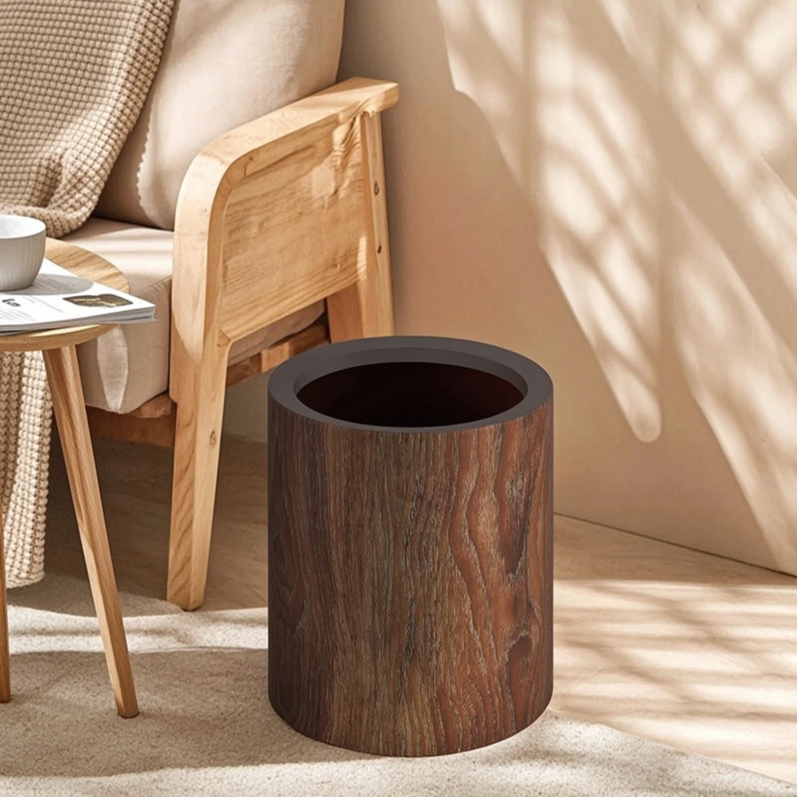 wood-grain-trash-can-straight-sided-cylindrical-trash-can-round-wood-wastebasket-natural-texture-waste-bin-sturdy
